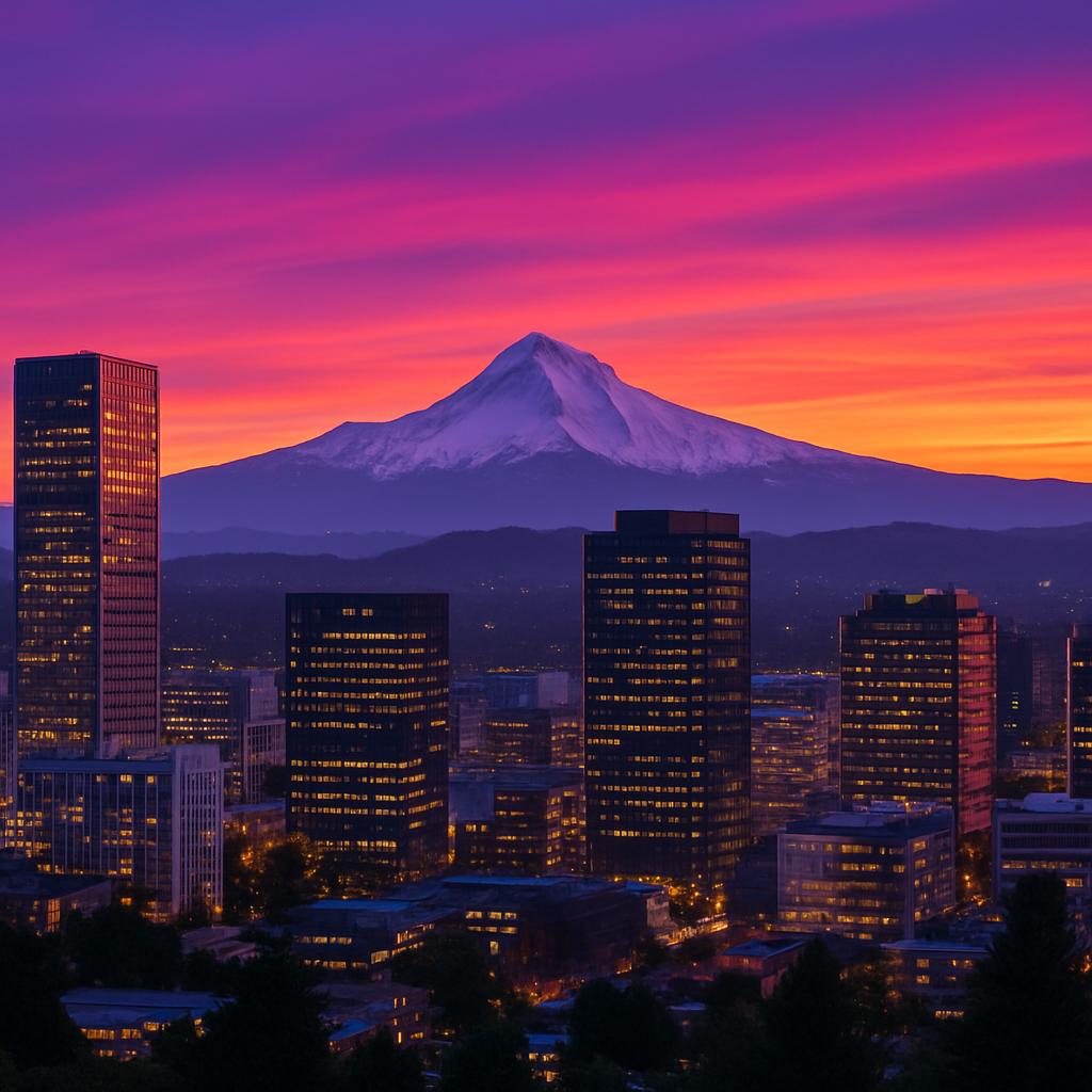 Portland Oregon skyline
